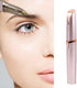 USB Rechargeable Portable Electric Eyebrow Trimmer Pen, Painless Precision Eyebrow Hair Remover, Rose Gold