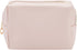 3 Pack Faux Leather Makeup Bags with Zipper, Travel Cosmetic Pouches in 3 Neutral Colors