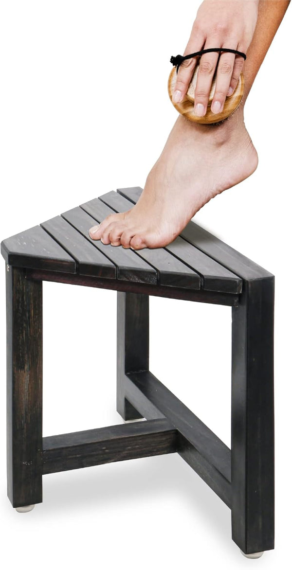 ENKEZI Shower Foot Rest 12 in - Shower Seat for Inside Shower