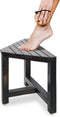 ENKEZI Shower Foot Rest 12 in - Shower Seat for Inside Shower