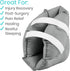 Xtra-Comfort Heel Protector Cushion (Pair) - Foot Boot for Swollen Feet, Sore Ankles, Pressure Ulcers, Sleeping