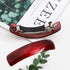 Retro Acrylic Hair Clips Set - 6 Large Automatic Barrettes and Clasps for Thick Hair in 6 Colors for Women and Girls