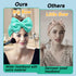 Shintop Sweet Super Soft Caroset Polka Dots Wash Cosmetic Headband Hairlace, Green