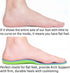 Dr. Foot's Plantar Fasciitis Insoles - Arch Support Shoe Inserts for Flat Feet, Size S