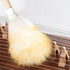 Wool Lambswool Cleaning Brush Duster for Piano, Guitar, and Home Furniture - Wood Handle, Hanging Rope, Anti-Static,