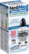 Sinus Rinse NeilMed Starter Kit with 5 Premixed Saline Packets - Large Volume Low
