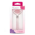 Mini Rose Quartz Face Roller - Improves Skin Tone & Blood Circulation, Reduces Under-Eye Puffiness & Dark Circles