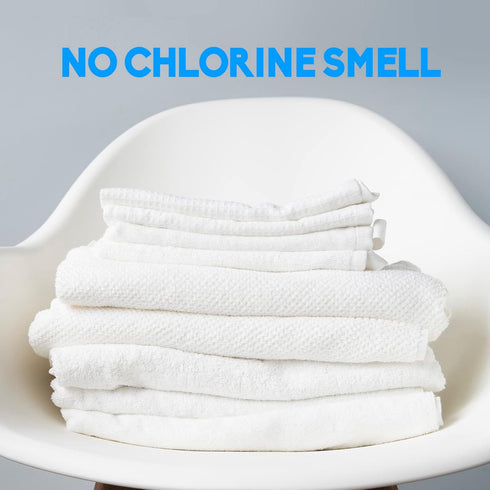 Laundry Whitener Sheets, 60 Count, Chlorine Free, Fragrance Free Bleach for White Clothes
