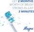 Replacement Brush Heads for OralB Braun - Best Double Clean, 20 Pack for Electric Toothbrushes, Adults & Kids