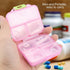 MOPFOL 7 Grids Weekly Pills Organizer - Portable Medicines Case for Travel, Leak-Proof Compartments with Secure