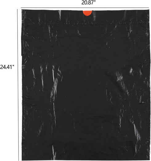 Cand 5 Gallon Drawstring Trash Bags, Garbage Bags, Black, 104 Counts/2 Rolls