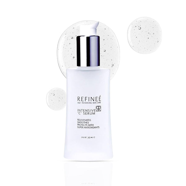 Refinee Intensive Anti Aging Serum, Vitamin C Face Super Serum, 1oz Bottle for Wrinkles