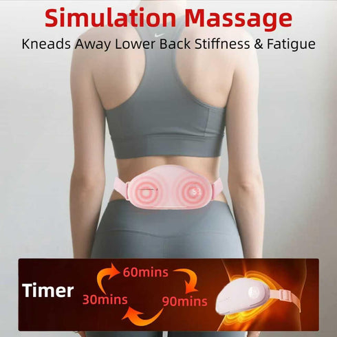 KaffyLynn 9 9 Portable Heating Pads for Period Cramps Simulator, Cordless Menstrual Heating Pad with Heat Levels