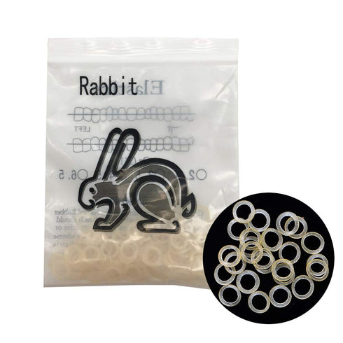 Angzhili 10 Bag Dental Orthodontic Rubber Bands, Elastic Rubber Bands, Orthodontic Supply 3.5 Oz (3/16")