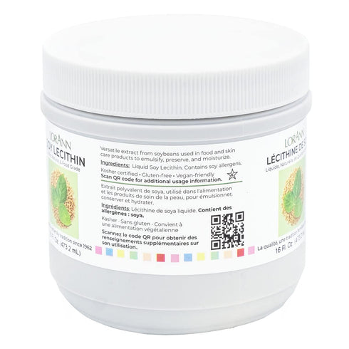 LorAnn Lecithin Liquid, 4 Ounce Jar