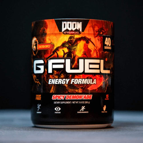 G Fuel Watermelon Energy Powder, Sugar Free, Clean Caffeine Focus Supplement, 9.8 oz (40 Servings)