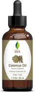 SVA 1 Fl Oz Calamus Essential Oil - 100% Natural for Diffuser, Hair Care, Skin Care, Aromatherapy, with Dropper
