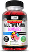 Kaya Naturals Adult Multi Vitamin Gummy, Strawberry Flavor, Biotin, Vitamins A, C, E, Zinc, B-12, 60 Gummies