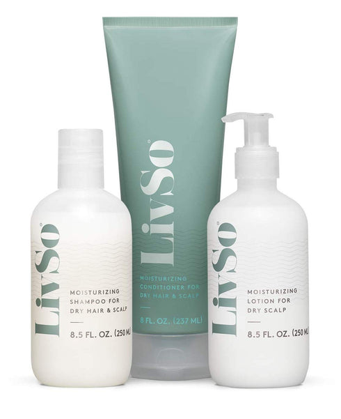 LivSo Moisturizing Scalp Conditioner, Naturally Derived for Hair & Scalp, Fresh Feel (1 Bottle)