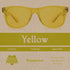 PURPLE CANYON Yellow Color Therapy Glasses for Chakra Healing, Chromotherapy, and Mood Enhancement
