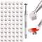 100Pcs Soft Nail Sponges for Ombre, Nail Art Sponges with Grabbing Pen, Professional Manicure Tools and Accessories