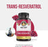 Ancient Bliss Resveratrol Powerful Antioxidant Supplement with Green Tea, Grape Seed Extract, Cardiovascular, Vitality & Immune Support Supplement for Men & Women