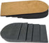 Adjustable Leg Length Discrepancy Heel Lifts Inserts Insoles - Pack of 2 (5 Layer Brown, Large)