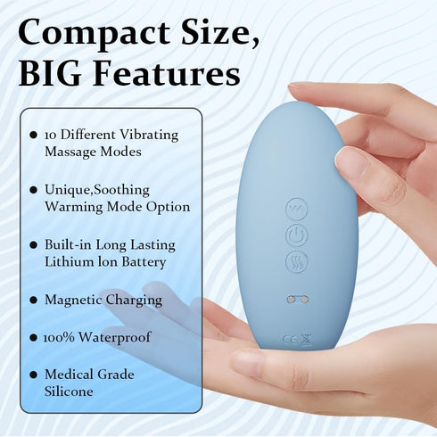 rozonii 3 10 TMJ Relief Products Jaw,TMJ Relief Dual Motor Massager,Features Heat Mode and Vibration Mode Ergonomic