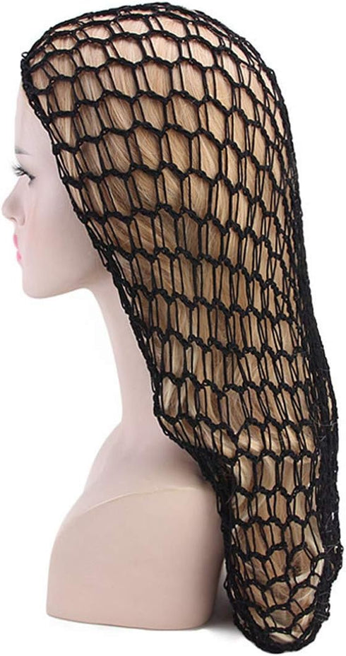 Qianmome Women Soft Rayon Snood Hat, Crocheted Hair Net Cap in Mixed Colors