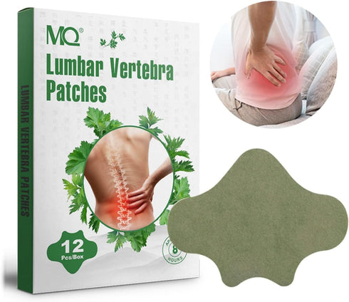 MQ 12 Count Lumbar Patches, Heat Patches for Long-Lasting Relief for Lumbar, Knee, Back, Neck, Shoulder