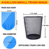 4 Gallon Trash Bag (120 Bags), CCLINERS Small Bathroom Garbage Can Liners for Home Kitchen and Office