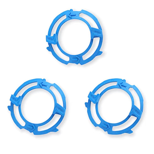 Shaver Head Blades Holder Plate Fits for Series 5000 SH50 Blue, Razor Retaining Lock-Ring Blue Blade Retaining Rings for Shaver Model SH50 Series - 3PCS