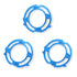 Shaver Head Blades Holder Plate Fits for Series 5000 SH50 Blue, Razor Retaining Lock-Ring Blue Blade Retaining Rings for Shaver Model SH50 Series - 3PCS