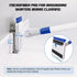 Qaestfy Baseboard Cleaner Tool with Handle, Wall Floor Mop with Extendable Handle, 6 Reusable Pads Included