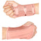 HYCOPROT Night Wrist Brace, Adjustable Compression Sleeve for Wrist Pain Relief, Carpal Tunnel (Pink, S/M-Right Hand)