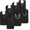 TOCKONIMN Adult Bibs for Eating Women Washable - 7 packs Senior Elegant Bib