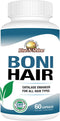 Rise-N-Shine BoniHair Catalase Supplement for Vibrant, Youthful Hair Support - 10,000 IU Catalase with Saw Palmetto,