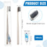 Uiifan 100 Sets Disposable Toothbrushes Bulk with Toothpaste Individually Wrapped Travel Toothbrush Set Homeless Supplies Manual Soft Bristle Toothbrushes for Home Hotel Office School Camping