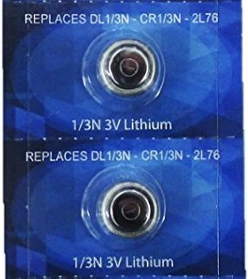 1/3N DL1/3N CR1/3N 3V Lithium Battery 2 Pack