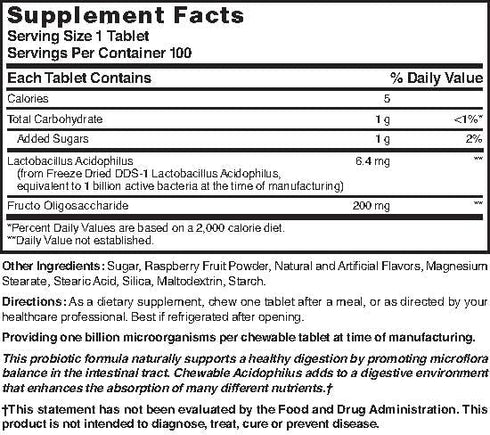 Nature's Blend ACIDOPHILUS CW 100 HI-PTCY, Pack of 1