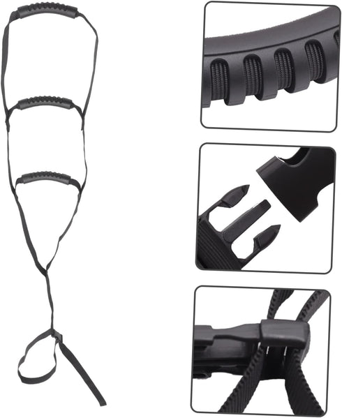 NOLITOY Elder Pull up Strap Bed Ladder for Seniors Disability Aid for Easy Rising Non-Slip Grip for Mobility