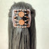 LOVEF Women Magic Hair Combs, Wood Beaded Stretch Double Side Combs Clips, Bun Maker Hair Accessories (Coffee)