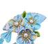 Japanese Style Women Flower Hair Clip, Tassel Hair Ornament, Kimono Decor Fabric Hanfu Hairpin