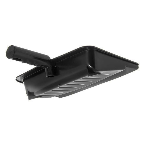 Carlisle FoodService Products 8 Inch Heavy-Duty Dust Pan, Durable Plastic, Black - For Home and Commercial Use