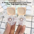 6 Pack Contact Lens Case, Portable Flip Top Contact Lenses Holder Cases with Remover Tool Tweezers Contact Solution Bottle Clear Contacts Storage Box Kit for Travel & Home