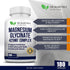 Premium Magnesium Glycinate 425mg - 180 Vegan Capsules for Stress Relief, Sleep, Muscle Cramps & Healthy Heart