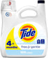 Tide Free & Gentle Liquid Laundry Detergent, 107 loads 154 fl oz, HE Compatible