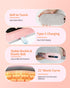 Upgraded Heating Pad for Period Cramps, Cordless Portable Heating Pad with 3 Heat Levels & Massage Modes for Relief