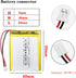 Liter 3.7V 1500mAh 504050 Lipo Battery Rechargeable Lithium Polymer ion Battery Pack with JST 2.0mm Connector
