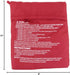 UPSTORE 4PCS 4 Red Microwave Potato Bags Reusable Baked Bag Potato Microwave Baking Pouches for Potato Pouch Cooking